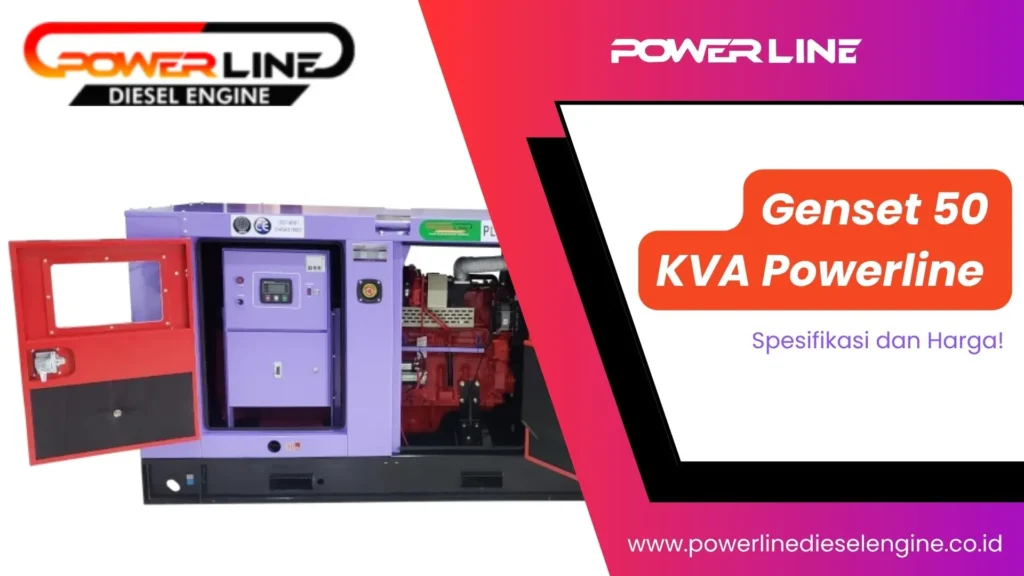 Genset 50 kVA Powerline