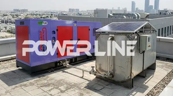 tanki solar genset powerline