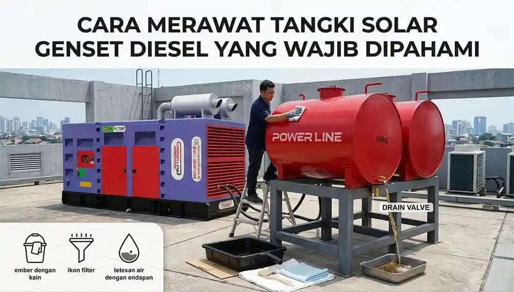 Cara Merawat Tangki Solar Genset Diesel