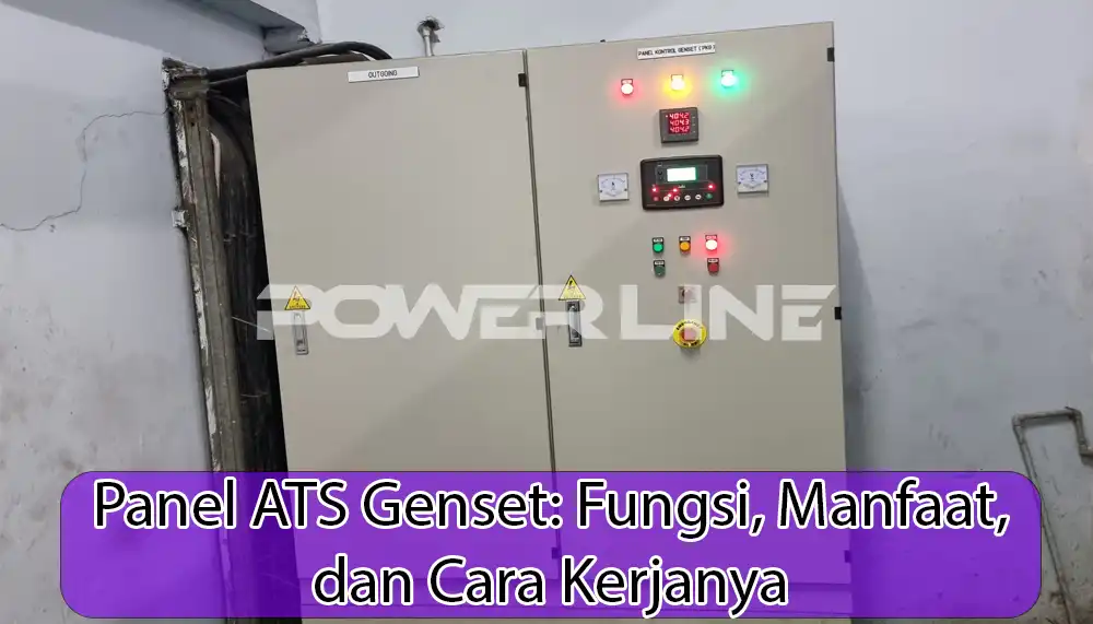 Panel ATS Genset powerline