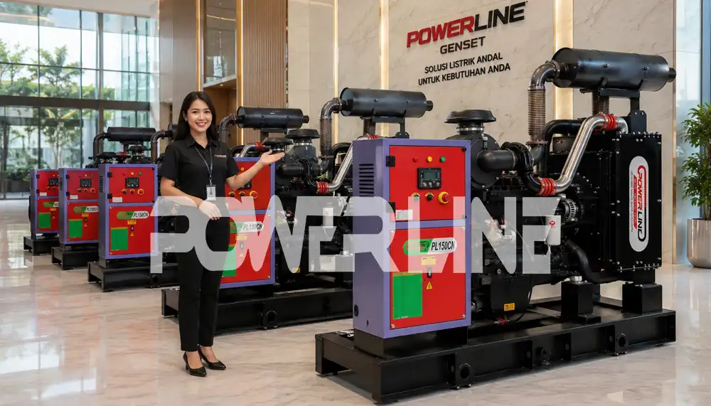 genset listrik powerline