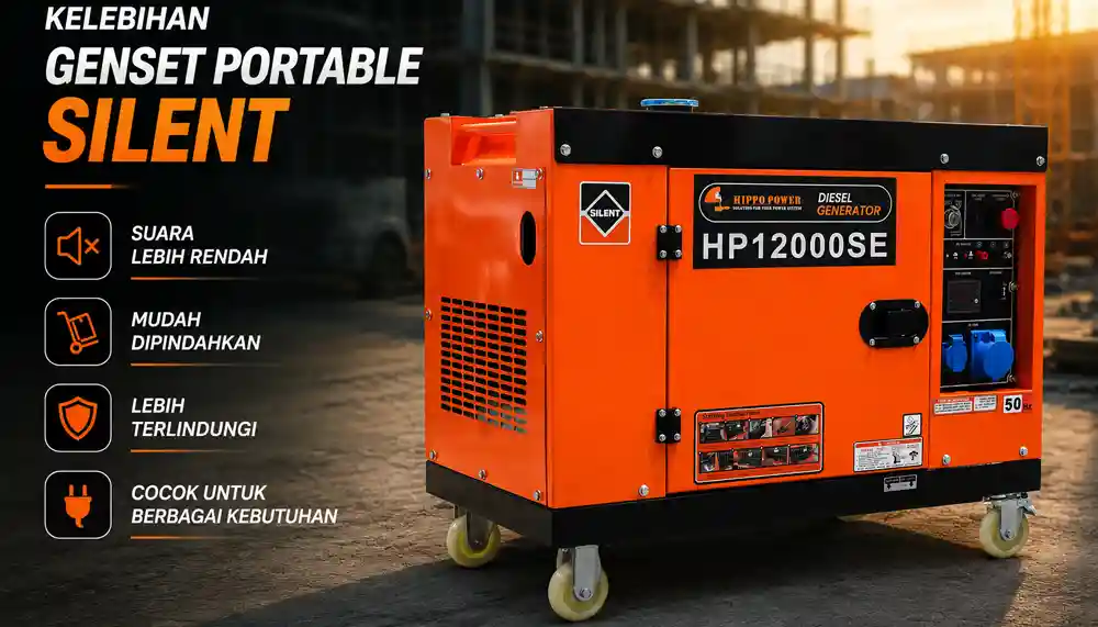 kelebihan genset portable silent